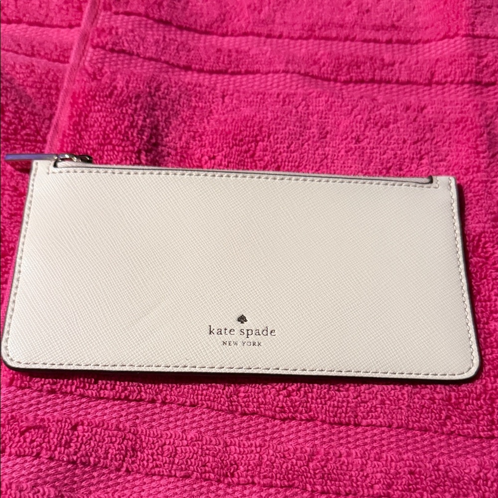 Kate Spade Cream Zip Pouch